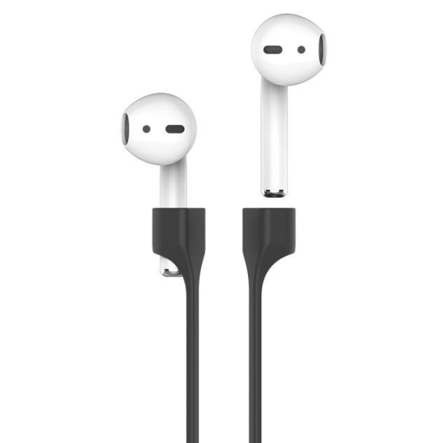 AhaStyle Secure Magnetic Strap Compatible for Airpods, Lightweight & Durable Cable, Silicone Strap Suitable for Outdoor Activities -  Black