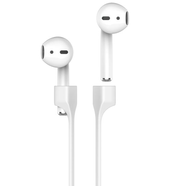 AhaStyle Secure Magnetic Strap Compatible for Airpods, Lightweight & Durable Cable, Silicone Strap Suitable for Outdoor Activities -  White