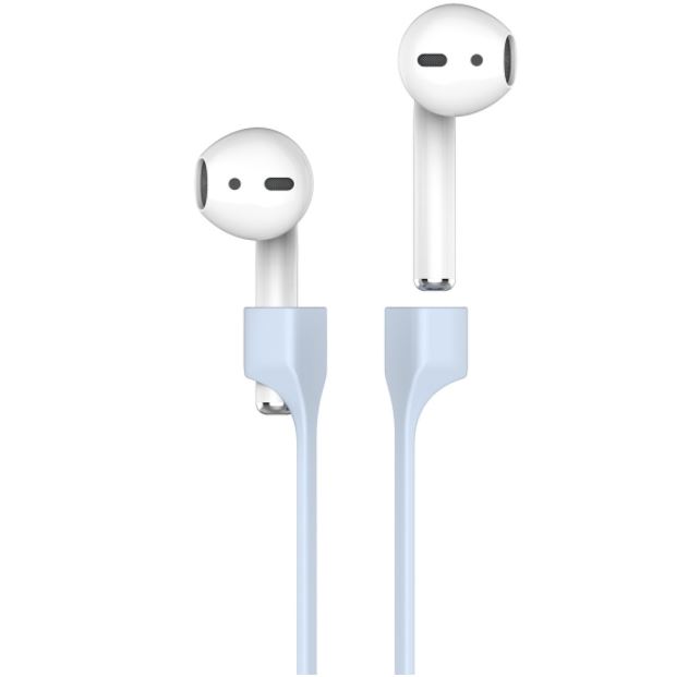 AhaStyle Secure Magnetic Strap Compatible for Airpods, Lightweight & Durable Cable, Silicone Strap Suitable for Outdoor Activities -  Light Blue