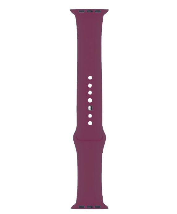 iGuard by Porodo Silicone Watch Band, Fit & Comfortable Replacement Wrist Band, Adjustable Straps Compatible for Apple Watch 44mm / 42mm - Orchid